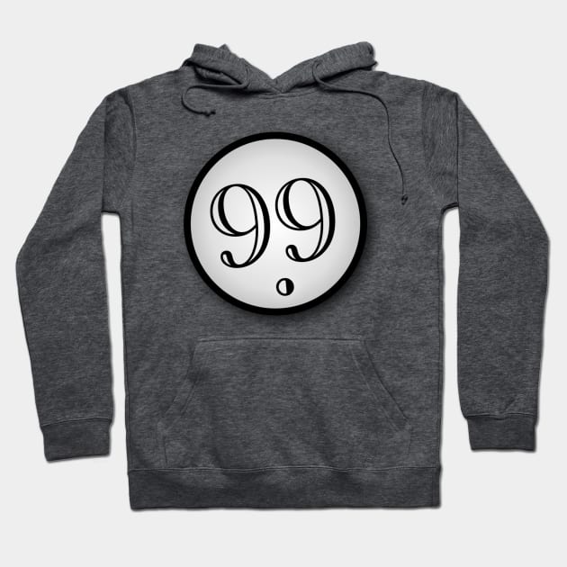 Ninety Nine Hoodie by C E Richards